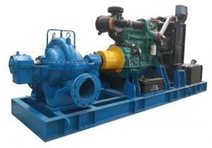 Насос осевого разъема с двойным всасыванием KBA Waterflow